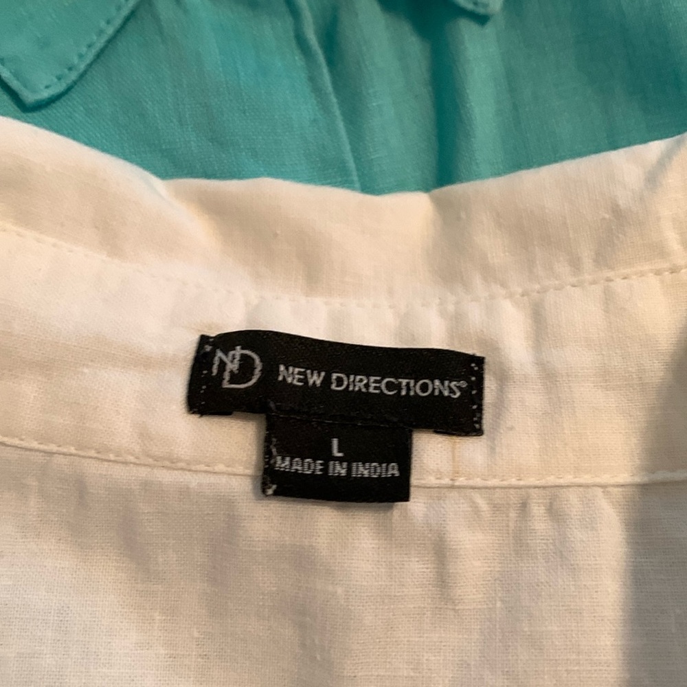 Off white sleeveless tunic